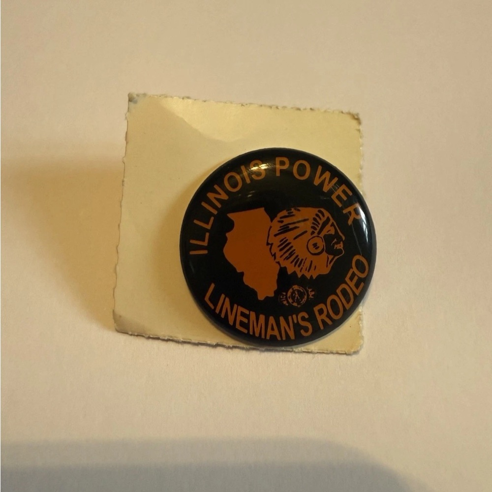 Illinois Power Lineman's Rodeo Lapel Pin